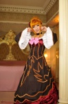 beatrice braid choker cosplay gown orange_hair saku umineko_no_naku_koro_ni rating:Safe score:0 user:nil!