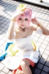 ahiru cosplay dress hairbow pantyhose pink_hair princess_tutu zero_inch rating:Safe score:1 user:xkaras
