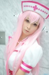 cosplay dress nitro_super_sonic nurse nurse_cap nurse_uniform pink_hair pokemaru stethoscope super_soniko rating:Safe score:2 user:nil!