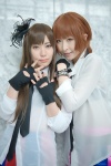 akb48 blouse cosplay fingerless_gloves gloves kojima_haruna_(cosplay) pleated_skirt shinoda_mariko_(cosplay) skirt tie tsuzuki_rui yaya rating:Safe score:0 user:nil!