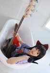 aira akiyama_mio cosplay dress guitar hairband k-on! pantyhose rating:Safe score:2 user:DarkSSA
