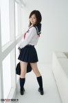 ass bookbag costume girlz_high ishii_kaori kneesocks miniskirt pleated_skirt sailor_uniform school_uniform skirt rating:Safe score:0 user:nil!