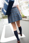 blouse bookbag hoshino_maori kneesocks pleated_skirt school_uniform skirt rating:Safe score:0 user:nil!