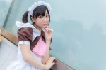 apron cosplay dress hairband lake_sana maid maid_uniform original scarf_tie twintails rating:Safe score:0 user:pixymisa