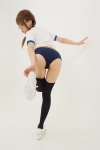 arisugawa_shii ass bikini cosplay glasses s.h.e. swimsuit the_art_of_yamashita_shunya thighhighs tshirt tsukiya twin_braids rating:Safe score:0 user:lolzin
