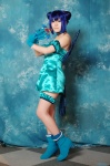 aizawa_mint blue_hair collar cosplay dress gloves mizushiro_kota tokyo_mew_mew wings rating:Safe score:2 user:lolzin