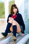 blouse cardigan kishi_asuka kneesocks pleated_skirt school_uniform skirt rating:Safe score:2 user:nil!
