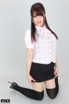 black_legwear blouse miniskirt pantyhose ponytail rq-star_606 sheer_legwear skirt skirt_lift thighhighs vest yuzaki_asuka zettai_ryouiki rating:Safe score:0 user:nil!