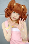 cosplay dress idolmaster orange_hair pikoraru red_hair takatsuki_yayoi tank_top twintails rating:Safe score:0 user:nil!