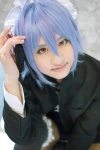 ahoge blazer blue_hair cosplay crossplay hairband hairbow otoko_no_ko_wa_meido_fuku_ga_osuki!? school_swimsuit shiratama_rei swimsuit thighhighs yuki_(otosuki) rating:Safe score:0 user:nil!
