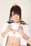 bikini_top cleavage dress_lift muto_tsugumi ponytail sailor_dress school_uniform swimsuit rating:Safe score:0 user:nil!