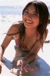 beach bikini kamata_natsumi swimsuit wet_hair rating:Safe score:0 user:nil!