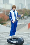 cosplay crossplay prince_of_tennis shusuke_fuji tennis_racket track_suit wakame rating:Safe score:0 user:nil!