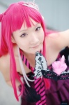 beatmania_iidx cosplay dress gloves kishigami_hana mask mitzuhiro_celica pink_hair tie rating:Safe score:0 user:nil!