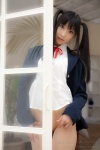 animal_ears azunyanyan_peroperomu blazer blouse bottomless cat_ears cosplay k-on! lenfried nakano_azusa school_uniform twintails rating:Explicit score:1 user:nil!