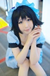 blue_eyes cosplay dress hat pantyhose shaa sheer_legwear shiina_mayuri steins;gate rating:Safe score:0 user:pixymisa