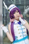 cosplay dress fingerless_gloves garrison_cap gloves haruka love_live!_school_idol_project purple_hair tojo_nozomi twintails rating:Safe score:0 user:nil!