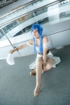 blue_hair choker cosplay dress pantyhose puyo_puyo puyo_puyo_tsu rulue yomogi_yue rating:Safe score:0 user:pixymisa