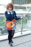 blazer blouse cosplay guitar hair_clips hirasawa_yui k-on! pantyhose pleated_skirt school_uniform skirt tachibana_remika rating:Safe score:0 user:nil!