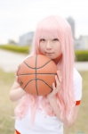 buruma cosplay gym_uniform hakamada_hinata mahiru pink_hair ro-kyu-bu! shorts tshirt rating:Safe score:0 user:nil!
