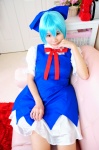 blouse blue_hair cirno cosplay meiji_kokoa touhou rating:Safe score:0 user:LittleSweetLoli