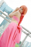 ass cosplay halter_top maze_bakunetsu_jikuu mill_varna orange_hair skirt tachibana_remika rating:Safe score:0 user:nil!