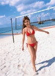 beach bikini cleavage kiguchi_aya ocean side-tie_bikini swimsuit volleyball_net ys_web_199 rating:Safe score:2 user:nil!