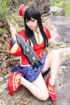 blouse cosplay da_qiao fan hat higurashi_ran miniskirt shin_sangoku_musou skirt rating:Safe score:1 user:nil!