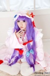 cosplay dress hat patchouli_knowledge purple_hair robe saku sweet_garden thighhighs touhou zettai_ryouiki rating:Safe score:0 user:nil!