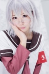 armband cosplay dress glasses ikeda_chitose jacket looking_over_glasses silver_hair yae_maiko yuruyuri rating:Safe score:1 user:pixymisa