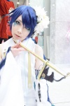 blue_hair cosplay crossplay detached_sleeves dress_shirt houtou_singi kaito pipe vocaloid rating:Safe score:0 user:pixymisa