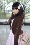 blouse hairbow himemiya_mahore shoulder_bag skirt sweater rating:Safe score:0 user:pixymisa