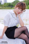 black_legwear blouse chignon necklace pantyhose skirt watch yukino rating:Safe score:1 user:pixymisa