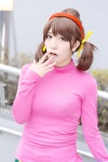 cosplay hairband hairbun osomatsu-kun osomatsu-san pleated_skirt skirt turtleneck twintails yayoi yowai_totoko rating:Safe score:0 user:nil!