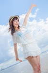 blouse straw_hat swimsuit tometo_kamu wrap_skirt rating:Safe score:0 user:pixymisa