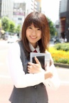 blouse mikami_yuko miniskirt skirt vest rating:Safe score:0 user:nil!