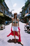 bikini_top butterfly close-up hoshino_aki market miniskirt open_robe robe skirt swimsuit rating:Safe score:0 user:nil!