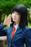 blazer blouse cosplay hayase_ami saki_(manga) school_uniform tie touyoko_momoko rating:Safe score:1 user:nil!