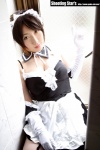apron cleavage cosplay dress elbow_gloves garter_belt gloves hairband kore_ga_watashi_no_goshujin-sama maid maid_uniform please_order_love saku sawatari_izumi rating:Safe score:1 user:nil!