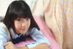 bed blouse pleated_skirt school_uniform shiina_momo skirt sweater_vest rating:Safe score:0 user:nil!