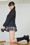 4k-star_116 arai_tsukasa blazer blouse kneesocks pleated_skirt school_uniform skirt skirt_lift tie rating:Safe score:0 user:nil!