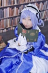 aria_(sister_princess) blue_hair cosplay dress drill_hair gloves hairband hiokichi sister_princess twin_drills rating:Safe score:2 user:nil!
