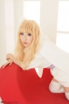 blonde_hair cape cosplay deep_rabbit dress macross macross_frontier macross_frontier:_itsuwari_no_utahime saku sheryl_nome thighhighs zettai_ryouiki rating:Safe score:0 user:nil!