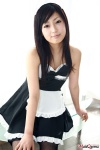 apron dress fishnet_stockings hairband maid maid_uniform matsumoto_mami thighhighs rating:Safe score:0 user:nil!