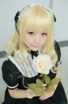 aka_(morimori) blonde_hair cosplay dress hairband original rating:Safe score:1 user:nil!