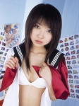 bikini_top cleavage open_clothes sailor_uniform school_uniform suenaga_yoshiko swimsuit rating:Safe score:1 user:nil!