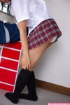 ass bikini_bottom blouse bookbag kneesocks nakai_yukari pleated_skirt school_uniform skirt swimsuit rating:Safe score:0 user:nil!