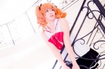 asami_uki cosplay hair_ribbons hikaru_(pleiades) hokago_no_pleiades orange_hair pleated_skirt sailor_uniform school_uniform skirt twintails rating:Safe score:0 user:xkaras