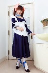 apron choker cosplay dress hairband hair_ribbons maid maid_uniform miu sara_francis thighhighs twintails wataridori_ni_yadorigi_wo rating:Safe score:0 user:nil!