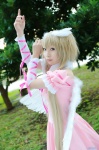 blonde_hair cosplay dress hazuki_minami hoshina_utau shugo_chara! twintails wings rating:Safe score:0 user:nil!